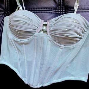 Mint corset top